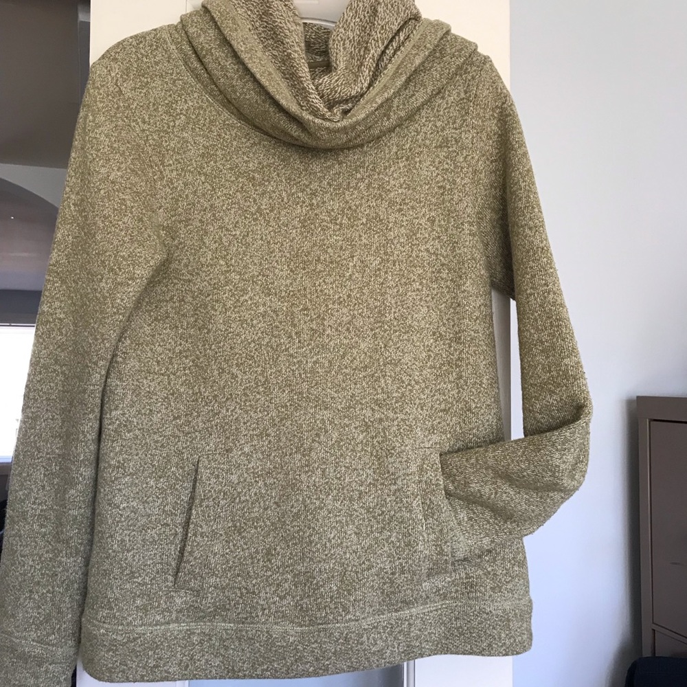 Olive Cowl-neck Seater (J. Crew Factory)